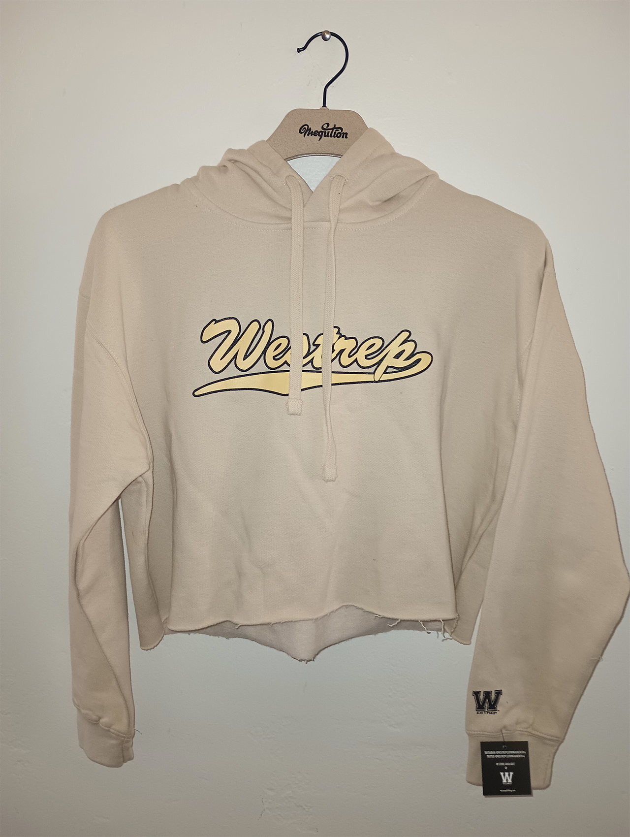 Womens Westrep (Cursive) Crop-Top Hoodie (colors vary)